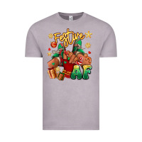 Vintage Zinc festive af christmas black girl children sneakers Vintage Tee - RanaPortraitStore