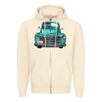 Sandshell western truck front view Zipper Hoodie - FaDigitalArtStudio
