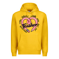 Lemon valentine's day pencil heart teacher quotes Premium Hoodie - MaliasSmallBusiness