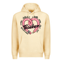 Pina Colada valentine's day pencil heart teacher quotes Premium Hoodie - MaliasSmallBusiness