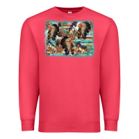 Cardinal indian western background Premium Sweatshirt - AdoDesignShop