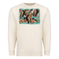 Sandshell indian western background Premium Sweatshirt - AdoDesignShop