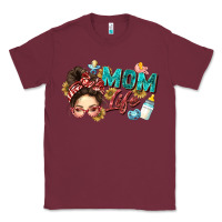 Burgundy mom life Classic Tee - Zillion Design Studio