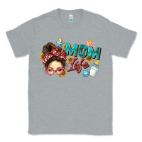 Heather Grey mom life Classic Tee - Zillion Design Studio