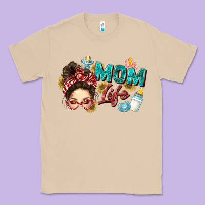 Mom Life Classic Tee Designed By Zillion Design Studio