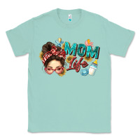 Seafoam mom life Classic Tee - Zillion Design Studio