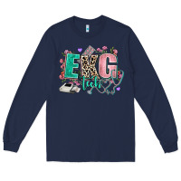 Navy ekg tech Long Sleeve Tee - AdoDesignShop
