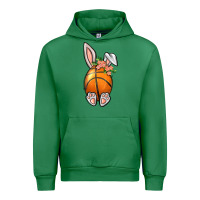 Emerald Basketball Easter Bunny Urban Hoodie - BundleAndBundleShop