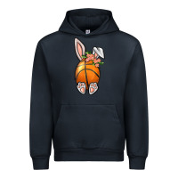 Navy Basketball Easter Bunny Urban Hoodie - BundleAndBundleShop