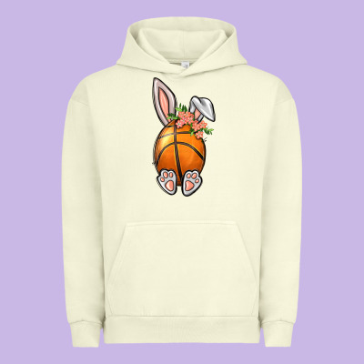 Basketball Easter Bunny Urban Hoodie Designed By Bundleandbundleshop