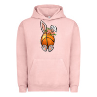 Pigment Salmon Basketball Easter Bunny Urban Hoodie - BundleAndBundleShop