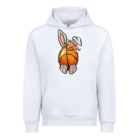 White Basketball Easter Bunny Urban Hoodie - BundleAndBundleShop