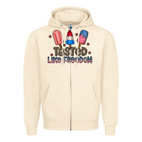 Sandshell tasted like freedom Zipper Hoodie - CowhideDigitalArt