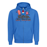 True Royal tasted like freedom Zipper Hoodie - CowhideDigitalArt