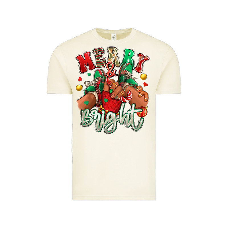 Merry And Bright Black Kid Sneakers Vintage Tee by RanaPortraitStore | Teevron