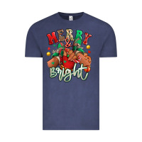 Vintage Denim merry and bright black kid sneakers Vintage Tee - RanaPortraitStore