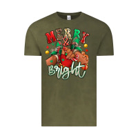 Vintage Olive merry and bright black kid sneakers Vintage Tee - RanaPortraitStore