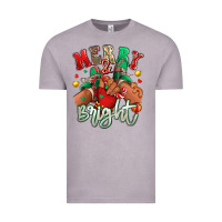 Vintage Zinc merry and bright black kid sneakers Vintage Tee - RanaPortraitStore