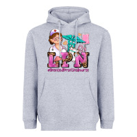 Heather Grey lpn licensed practical nurse Heavyweight Hoodie - AdoDesignShop
