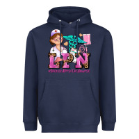 Navy lpn licensed practical nurse Heavyweight Hoodie - AdoDesignShop