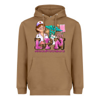 Toasted Coconut lpn licensed practical nurse Heavyweight Hoodie - AdoDesignShop