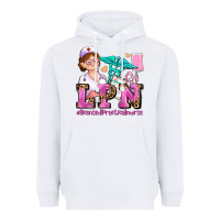 White lpn licensed practical nurse Heavyweight Hoodie - AdoDesignShop