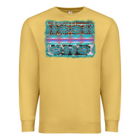 Antique Gold turquoise gemstone background Premium Sweatshirt - AdoDesignShop