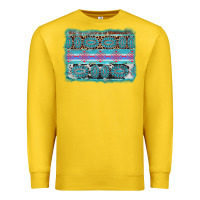 Lemon turquoise gemstone background Premium Sweatshirt - AdoDesignShop