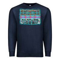Navy turquoise gemstone background Premium Sweatshirt - AdoDesignShop