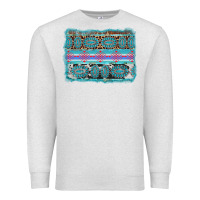 Oatmeal Heather turquoise gemstone background Premium Sweatshirt - AdoDesignShop