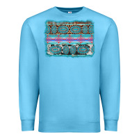 Ocean Blue turquoise gemstone background Premium Sweatshirt - AdoDesignShop