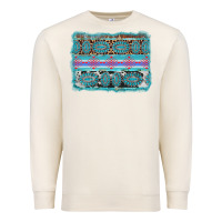 Sandshell turquoise gemstone background Premium Sweatshirt - AdoDesignShop