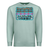 Seafoam turquoise gemstone background Premium Sweatshirt - AdoDesignShop
