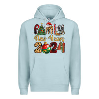 Blue Mist family new years 2024 Premium Hoodie - MaliasSmallBusiness