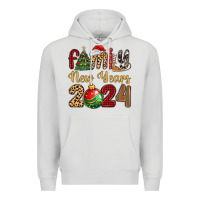 Dove Grey family new years 2024 Premium Hoodie - MaliasSmallBusiness