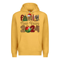 Mustard family new years 2024 Premium Hoodie - MaliasSmallBusiness