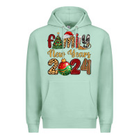 Seafoam family new years 2024 Premium Hoodie - MaliasSmallBusiness
