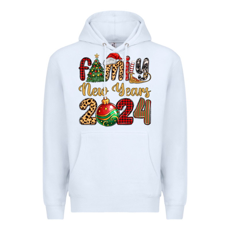 Family New Years 2024 Premium Hoodie by MaliasSmallBusiness | Teevron