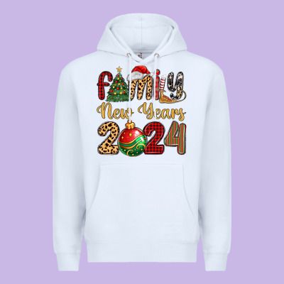Family New Years 2024 Premium Hoodie Designed By Maliassmallbusiness
