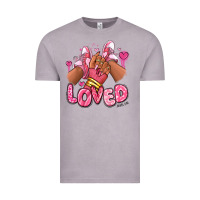 Vintage Zinc loved valentine's day afro girl sneakers Vintage Tee - RanaPortraitStore