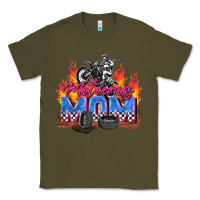 Army Green motocross mom Classic Tee - Zillion Design Studio