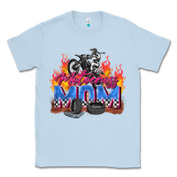 Dusty Blue motocross mom Classic Tee - Zillion Design Studio