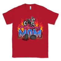 Red motocross mom Classic Tee - Zillion Design Studio