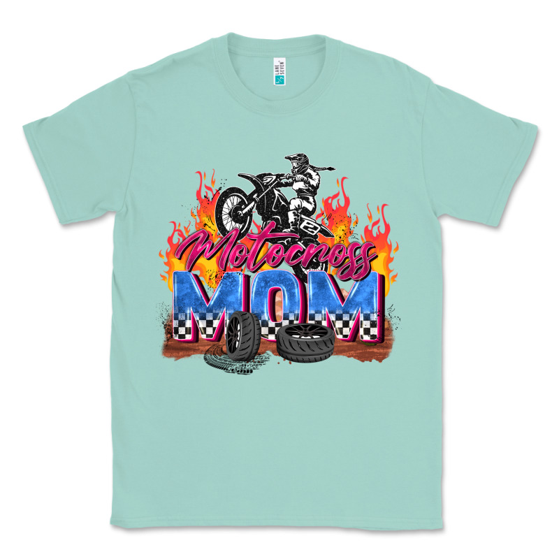 Motocross Mom Classic Tee by Zillion Design Studio | Teevron