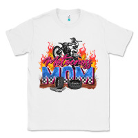White motocross mom Classic Tee - Zillion Design Studio