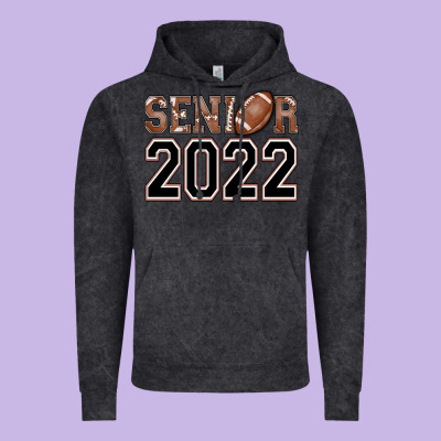 Senior Football Vintage Hoodie Designed By Adodesignshop