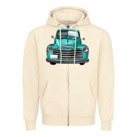 Sandshell western truck front view Zipper Hoodie - FaDigitalArtStudio