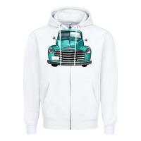 White western truck front view Zipper Hoodie - FaDigitalArtStudio