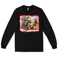 Black christmas goats Long Sleeve Tee - RanaPortraitStore