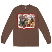 Chestnut christmas goats Long Sleeve Tee - RanaPortraitStore